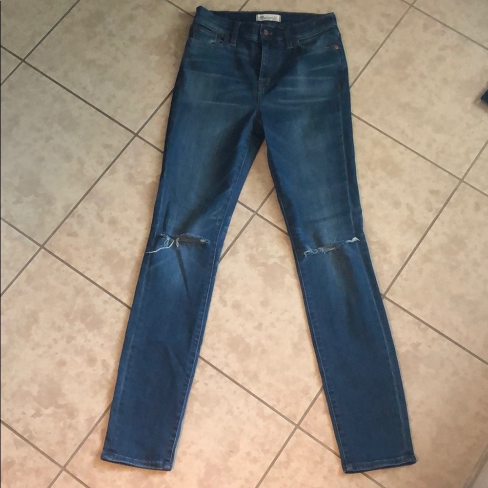 Madewell High Rise Alley Straight Jean